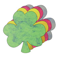 Shamrock Marble Assorted Color Creative Cut-Outs- 5.5" - Creative Shapes Etc.