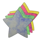 Large Marble Assorted Cut-Out - Star - Creative Shapes Etc.