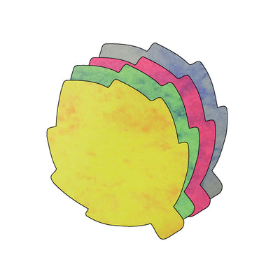 Leaf Marble Assorted Color Creative Cut-Outs- 3