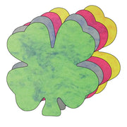 Four Leaf Clover Marble Assorted Color Creative Cut-Outs- 5.5" - Creative Shapes Etc.