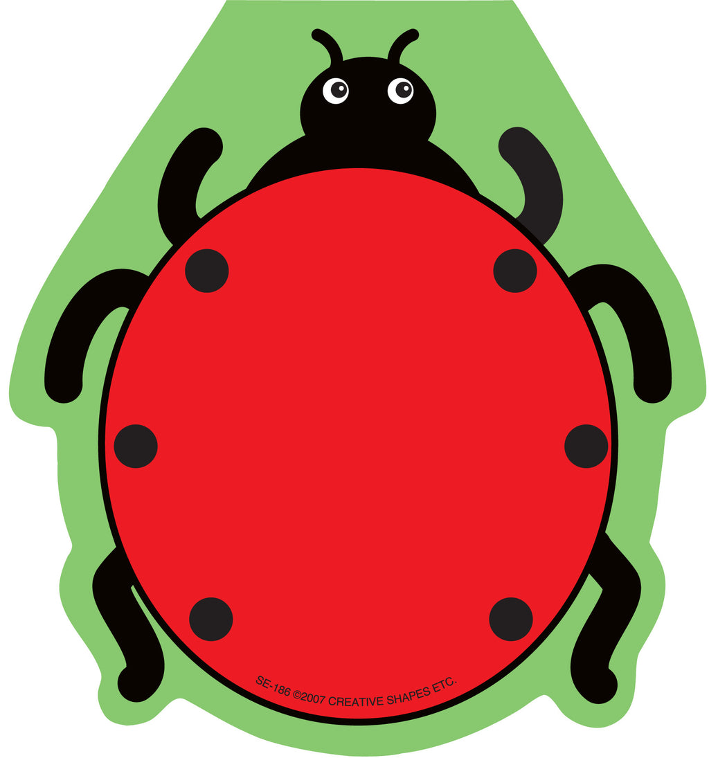 Large Notepad - Ladybug - Creative Shapes Etc.