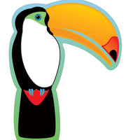 Large Notepad - Toucan - Creative Shapes Etc.