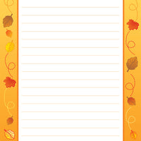Large Notepad - Leaves / Lined - Creative Shapes Etc.