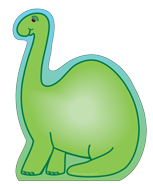 Large Notepad - Dinosaur - Creative Shapes Etc.