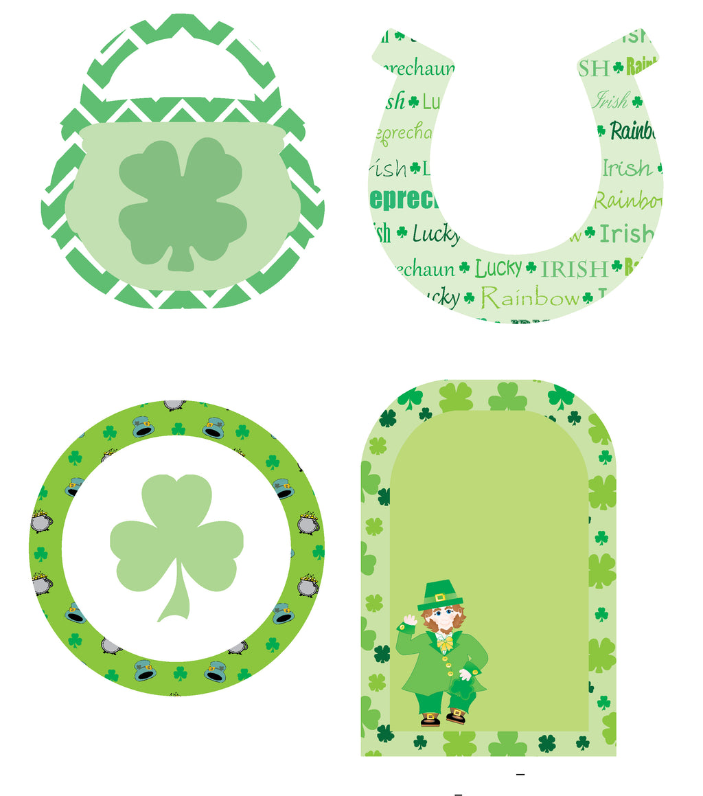 Large Accents - St. Patty's Variety Pack - Creative Shapes Etc.