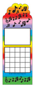 Personal Incentive Chart - Music - Creative Shapes Etc.
