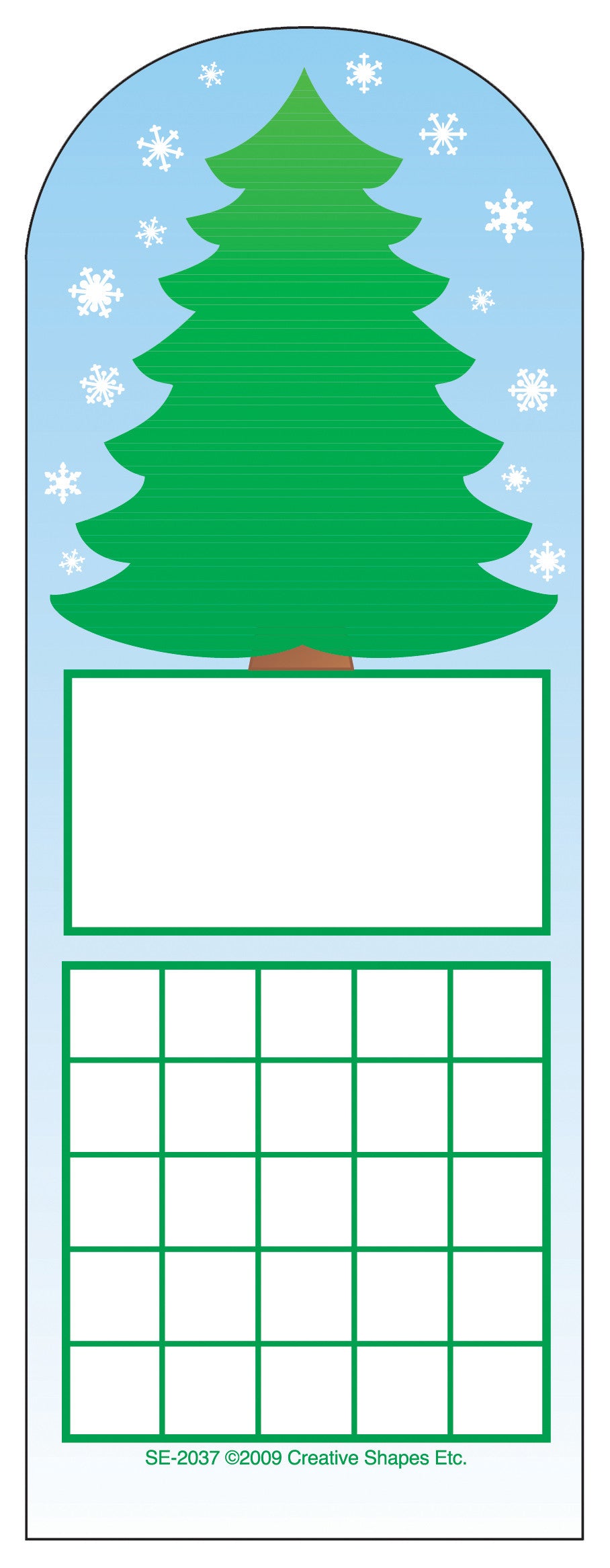 Personal Incentive Chart - Fir Tree - Creative Shapes Etc.