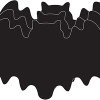 Small Single Color Creative Foam Cut-Outs - Bat - Creative Shapes Etc.