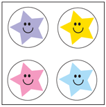 Incentive Stickers - Star (Pack of 1728) - Creative Shapes Etc.