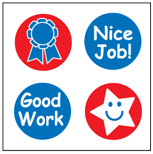 Incentive Stickers - Good Work (Pack of 1728) - Creative Shapes Etc.