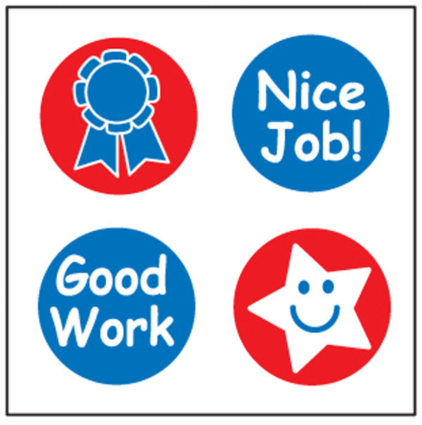 Creative Shapes etc. Good Work Incentive Stickers