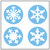 Incentive Stickers - Snowflake (Pack of 1728) - Creative Shapes Etc.