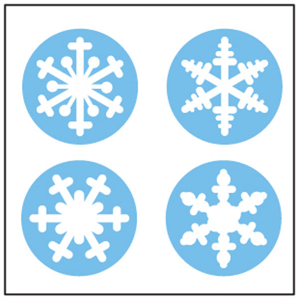 Snowflake Stock Sticker SHAPES ETC. Incentive Stickers - Snowflake