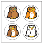 Incentive Stickers - Owl (Pack of 1728) - Creative Shapes Etc.