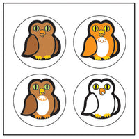 Incentive Stickers - Owl - Creative Shapes Etc.