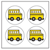 Incentive Stickers - School Bus (Pack of 1728) - Creative Shapes Etc.