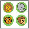 Incentive Stickers - Zoo - Creative Shapes Etc.