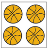 Incentive Stickers - Basketball (Pack of 1728) - Creative Shapes Etc.