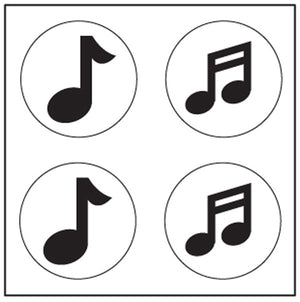 Incentive Stickers - Music Note - Creative Shapes Etc.