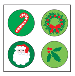 Incentive Stickers - Holly Daze (Pack of 1728) - Creative Shapes Etc.