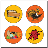 Incentive Stickers - November (Pack of 1728) - Creative Shapes Etc.