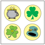 Incentive Stickers - St. Patrick's (Pack of 1728) - Creative Shapes Etc.