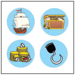 Incentive Stickers - Pirate Theme - Creative Shapes Etc.