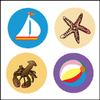 Incentive Stickers - Surf's Up (Pack of 1728) - Creative Shapes Etc.