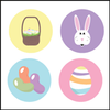 Incentive Stickers - Easter (Pack of 1728) - Creative Shapes Etc.