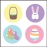 Incentive Stickers - Easter (Pack of 1728) - Creative Shapes Etc.