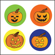 Incentive Stickers - Carved Pumpkins (Pack of 1728) - Creative Shapes Etc.