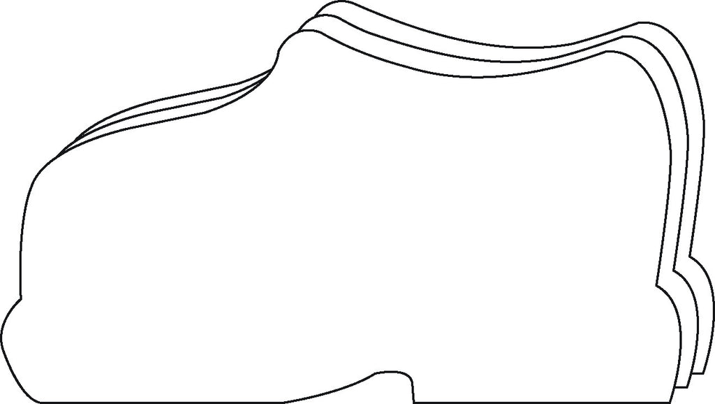 Printable Blank Shoe Template