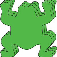 Small Single Color Cut-Out - Frog - Creative Shapes Etc.
