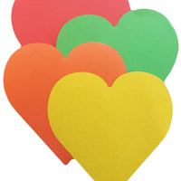 Magnets - Large Assorted Color Heart - Creative Shapes Etc.