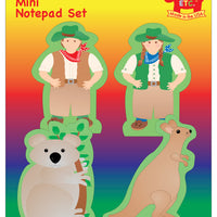 Mini Notepad Set - Australian Outback - Creative Shapes Etc.