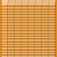 Vertical Chart - Orange - Creative Shapes Etc.