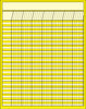 Vertical Chart  - Yellow - Creative Shapes Etc.