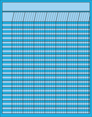 Vertical Chart - Blue - Creative Shapes Etc.