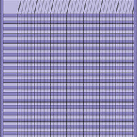 Vertical Chart - Lavender - Creative Shapes Etc.