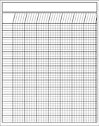 Vertical Chart - White - Creative Shapes Etc.
