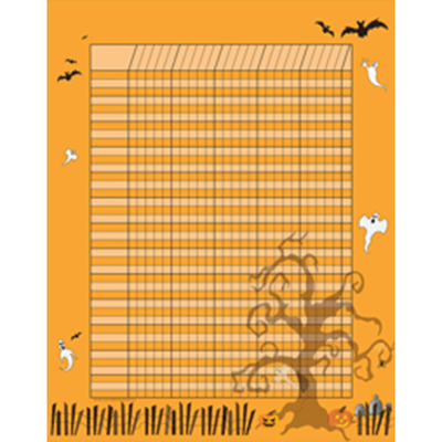 Vertical Incentive Chart - Halloween