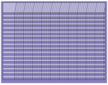 Horizontal Chart - Lavender - Creative Shapes Etc.