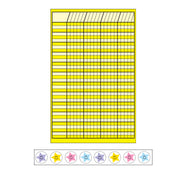 4 Piece Classroom Incentive Chart and Sticker Set - Small Yellow - Creative Shapes Etc.