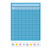 4 Piece Classroom Incentive Chart and Sticker Set - Vertical Blue - Creative Shapes Etc.