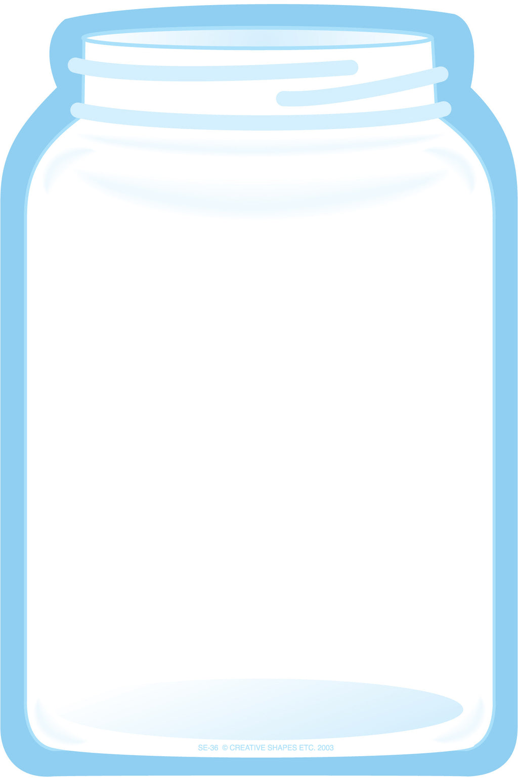 Large Notepad - Jar - Creative Shapes Etc.