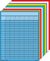 Vertical Chart  - Set of 10 - Creative Shapes Etc.