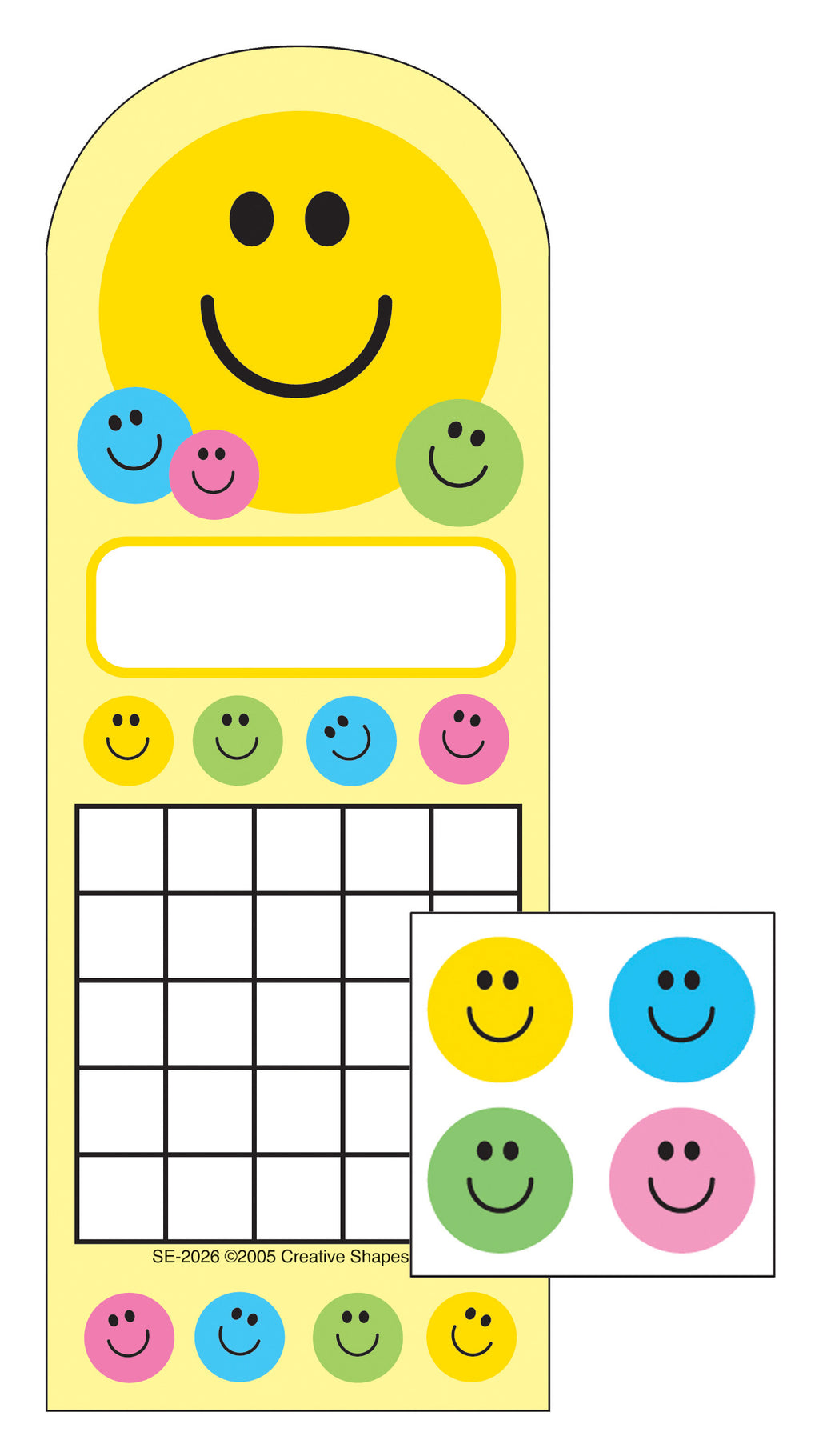 Incentive Sticker Set - Smile - Creative Shapes Etc.