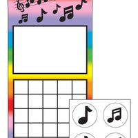 Incentive Sticker Set - Music - Creative Shapes Etc.