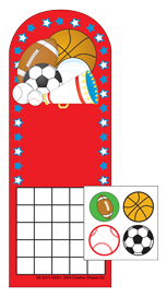 Incentive Sticker Set - Sports - Creative Shapes Etc.