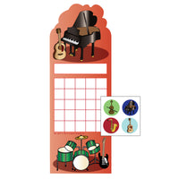 Incentive Sticker Set - Musical Instruments